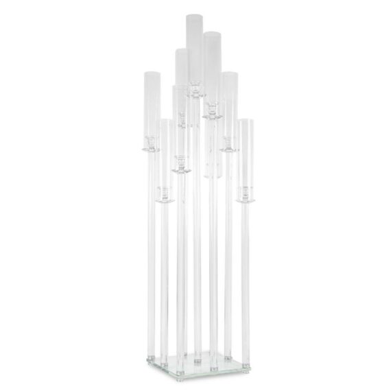 Clear Splendor Candelabra