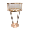 Gold Round Lamp Shade Candelabra