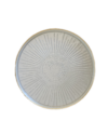 White Raised Rim Charger