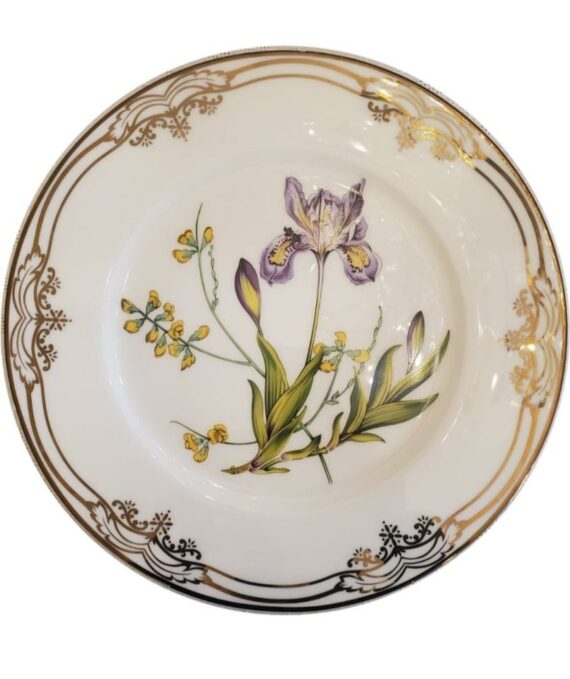 Lavender Floral Designer Plate