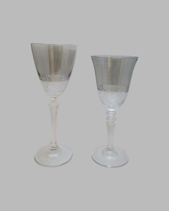 Smoked Crystal Goblet