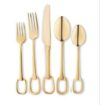 Gold Link Flatware