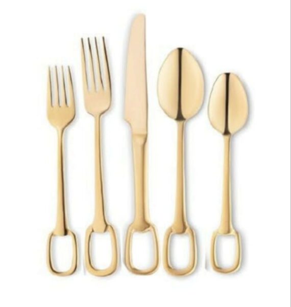 Gold Link Flatware