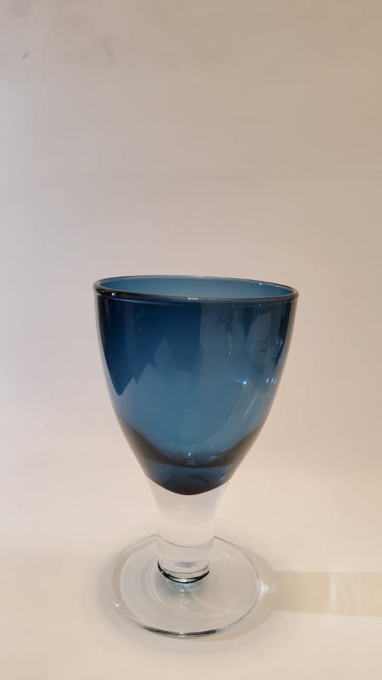 Blue Thick Goblet