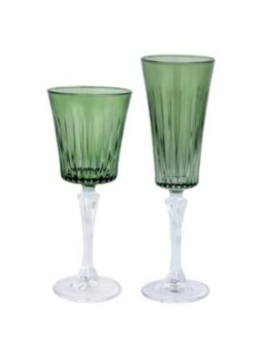 Green Crystal De Paris Glasses