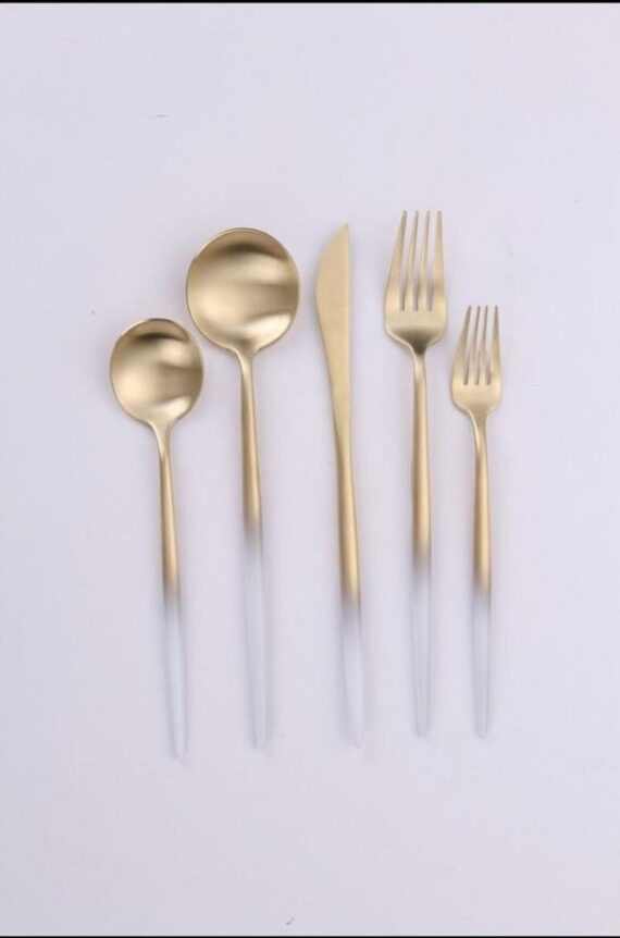White Ombre Flatware