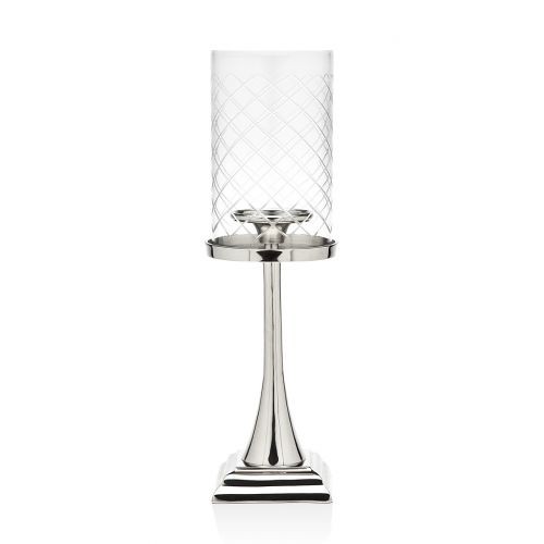 Etched Hurricane Candlestick