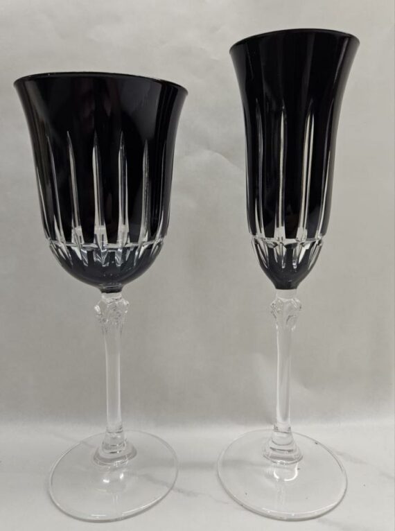 Crystal de Paris Glasses - Black -