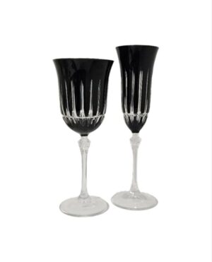 Crystal de Paris Glasses - Black -