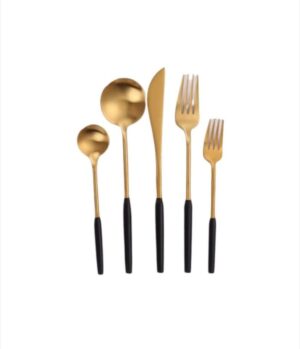 Black & Gold Flatware