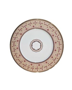 Pink Beaded Decor Plate