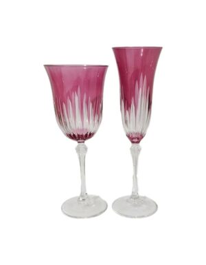 Crystal de Paris Glasses - Raspberry -