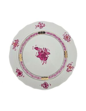 Pink Floral Decor Plate