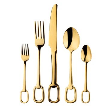 Gold Link Flatware