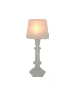 Frosted Lampshade Candle Holder