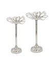 Silver Flower Candlestick