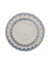 Blue Scale Bread Plate