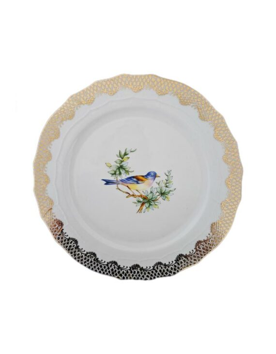 Gold Bird Decor Plate