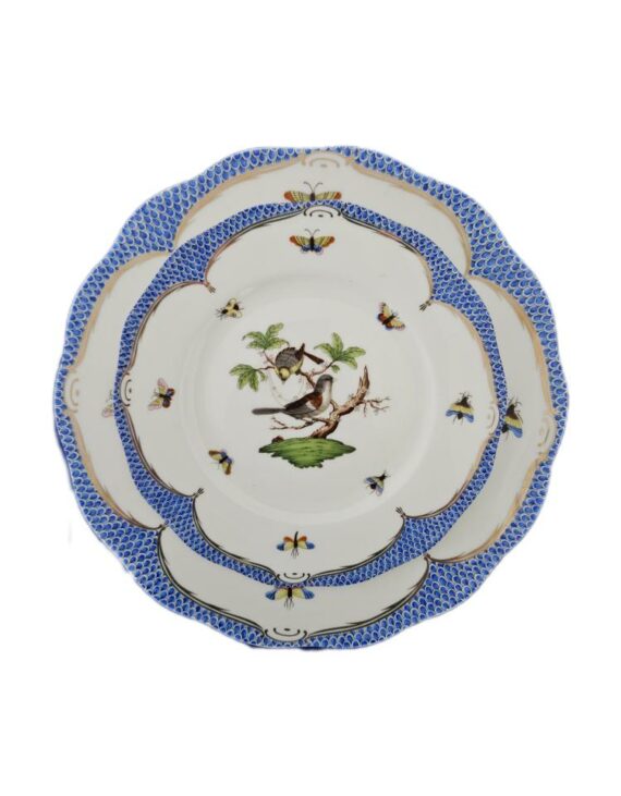 Blue Bird Bread Plate