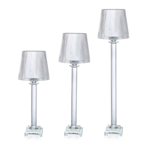 Crystal Shade Candlestick