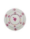 Pink Floral Bread Plate