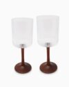 Wood Stem Glasses