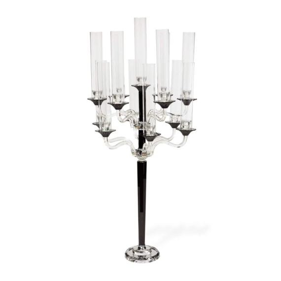 Black Crystal Candelabra