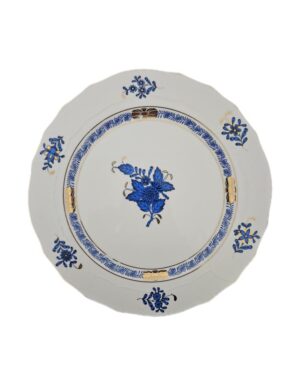 Blue Floral Decor Plate