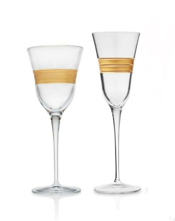Gold Band Glass