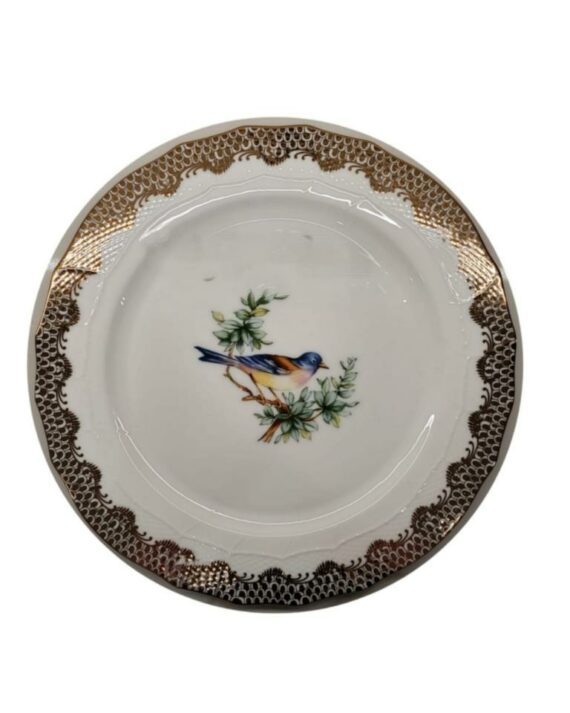 Gold Bird Decor Plate
