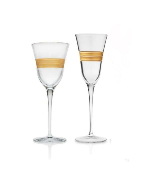 Gold Band Glass