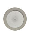 Silver Sunburst Decor Plate