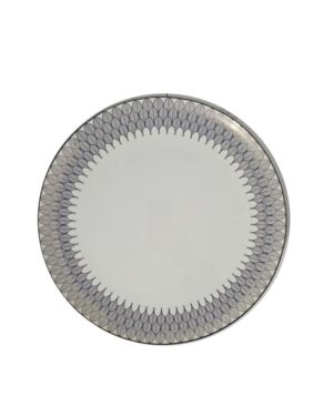 Silver Scale Decor Plate