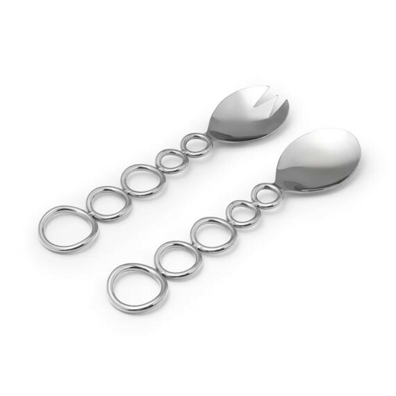 Sphere Salad Server Set