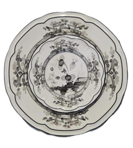 Black & White Decor Plate