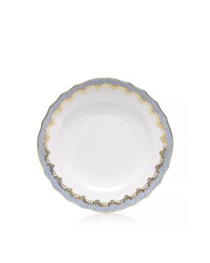 Blue Scale Soup Plate