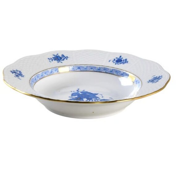 Blue Bouquet Soup Plate