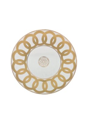 Gold Spiral Decor Plate