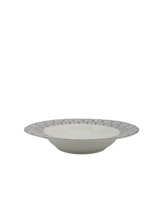 Silver Scale Soup Plate