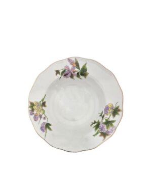 Lavender Butterfly Soup Plate