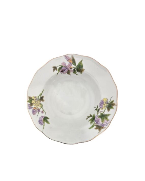 Lavender Butterfly Soup Plate