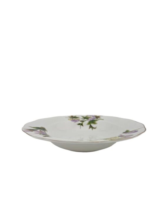 Lavender Butterfly Soup Plate