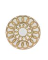 Gold Spiral Bread Plate