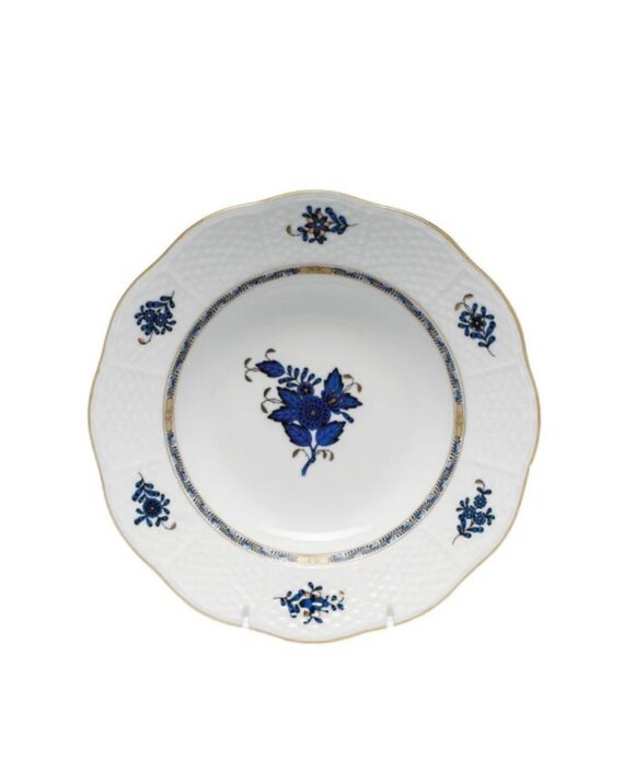 Blue Bouquet Soup Plate