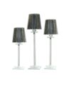 Smoked Shade Candlestick - 20"