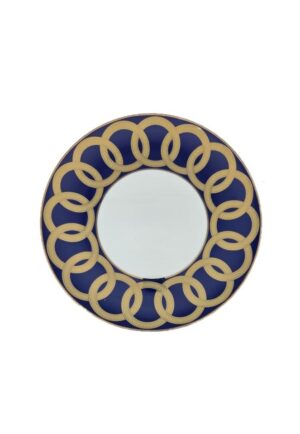 Blue Spiral Decor Plate
