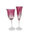 Raspberry Crystal de Paris Glasses