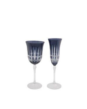 Light Blue Crystal de Paris Glasses