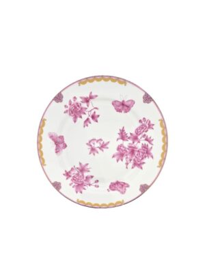Butterfly Peony Decor Plate