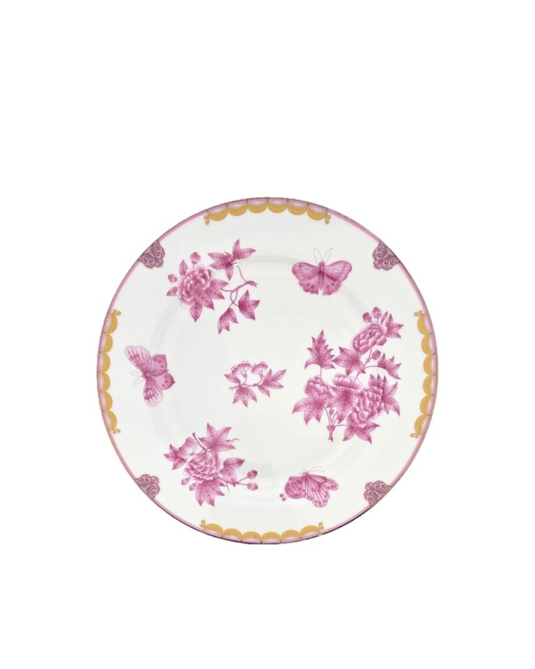 Butterfly Peony Decor Plate